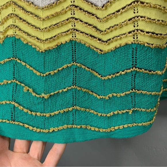 M MISSONI Chevron Patterned Flared Dress - Picture 9 of 11